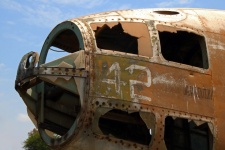 Vintage kraschade b-34 ventura bombplan