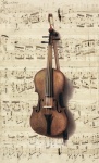 Partition violon art vintage