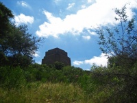 Voortrekker monument up on a hill