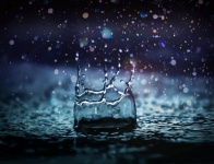 Water droplets glitter 2