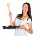 Young Woman Cooking