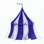 Circus Tent Vintage Art