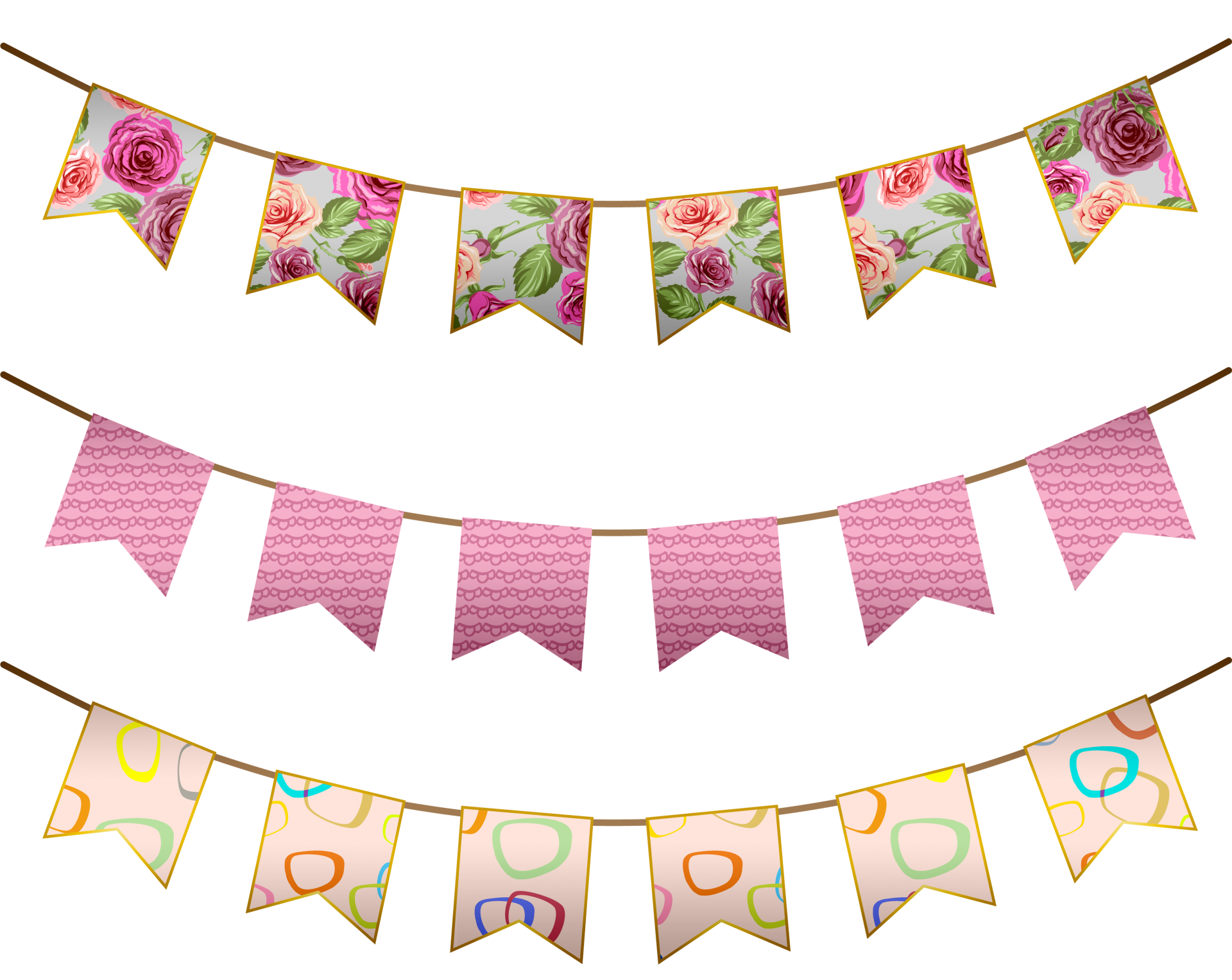 Bunting Flag Size