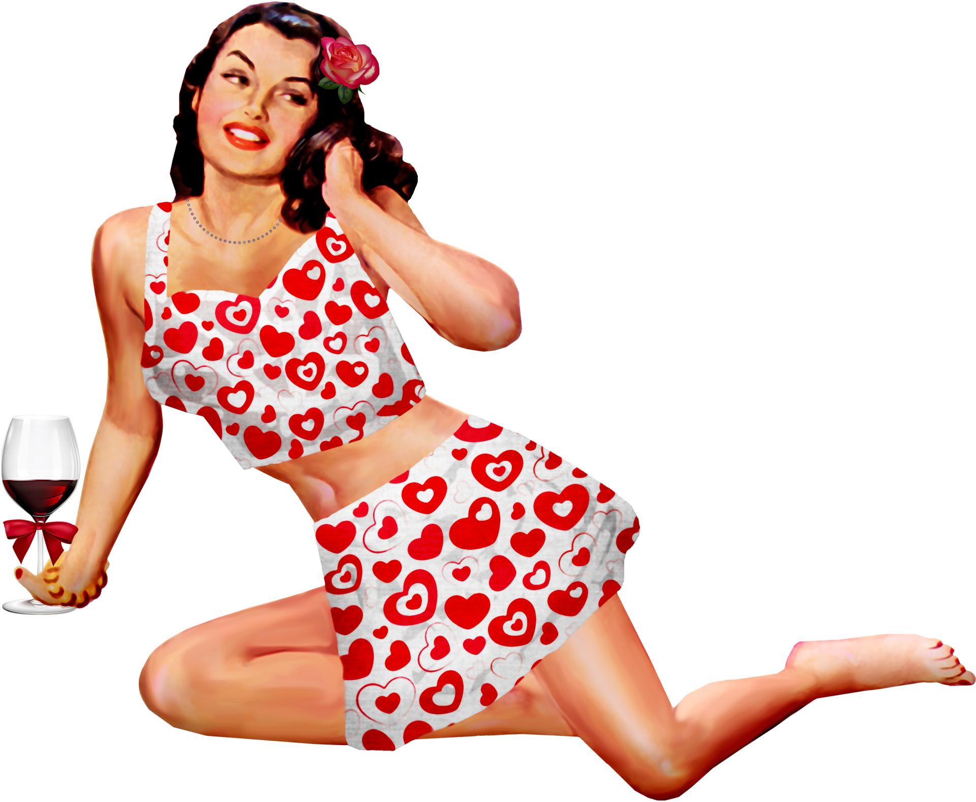 Pin Up Girl 40 And 039 S 50 And 039 Stock De Foto Gratis Public Domain