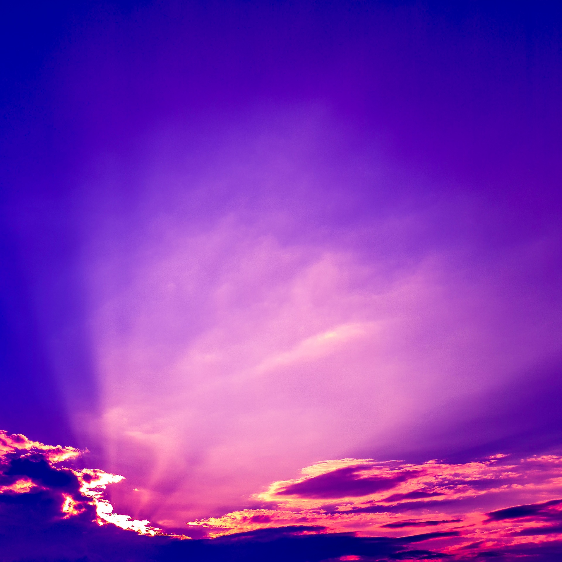 Purple And Blue Sky Background - carrotapp