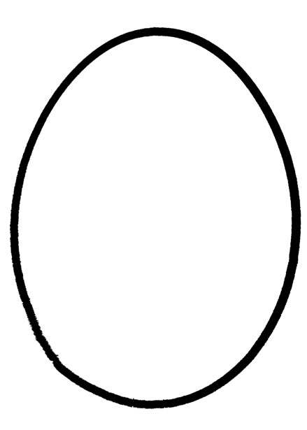 Basic Egg Outline Free Stock Photo - Public Domain Pictures