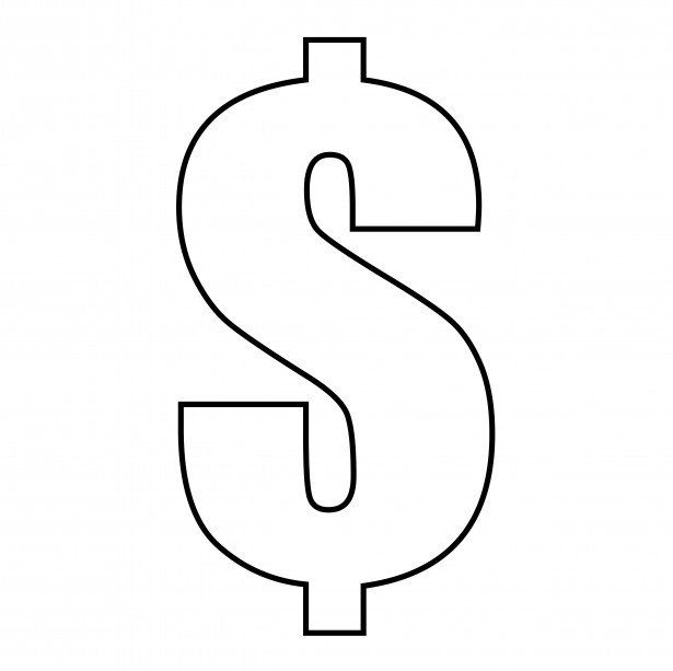 dollar-sign-outline-free-stock-photo-public-domain-pictures