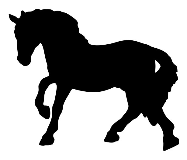 Horse Black Silhouette Free Stock Photo - Public Domain Pictures