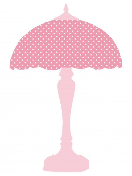 Polka Dots Pink Shade Lamp Stock De, Polka Dot Table Lamp Shade