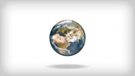 Isolierte Globus