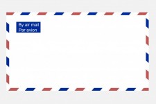 Envelope do correio aéreo Clipart