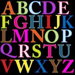 Literele alfabetului clip-art