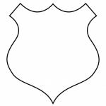 Badge, Escudo Esquema de Clip Art