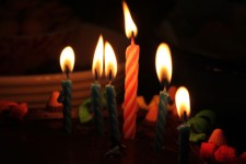 2 bougies d'anniversaire