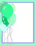 Boy's Birthday Balloon Invite
