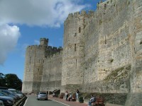 Carnarvon castelo no País de Gales