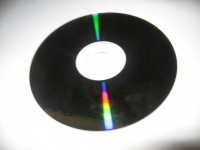 CD en regenboog