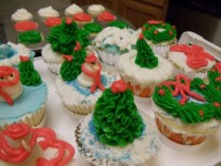 Vánoční cupcakes