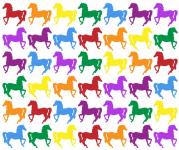 Colorful horse background wallpaper