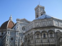 Cathedral And Baptistery Florence