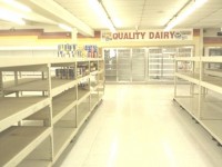 Empty Grocery Store