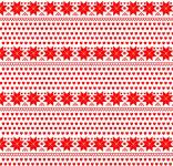 Fairisle Pattern Background Red