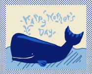 Zi balena fericit mamei