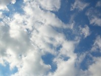 雲と天国のブルースカイ