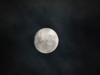 Луна в ночное время