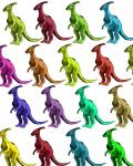 Multicolor dinosaurus achtergrond