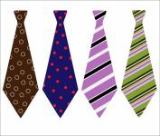 Cravates hommes Clipart