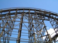 NJ Six Flags rollercoaster