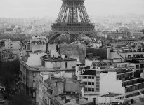Топы крыши Парижа