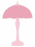 Pink Polka Dots Lamp Shade