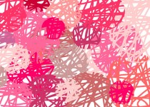 Cerchi scribble rosa