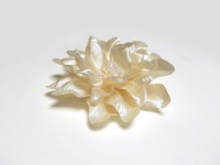 Plastic bloem (wit)