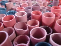 De tubos de PVC