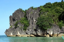 Formação de pedra na Ilha Caramoan