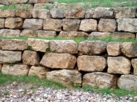 Muro di pietra Dells, WI