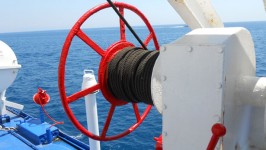 Winch On A Boat