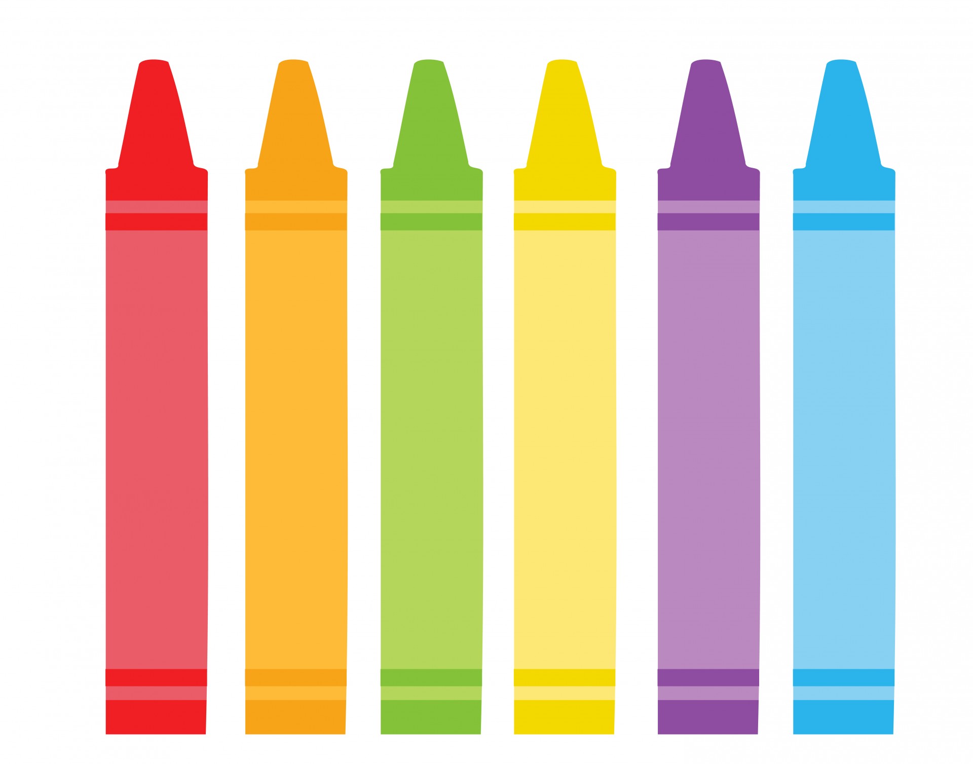 Colorful Crayons Clipart Free Stock Photo Public Domain
