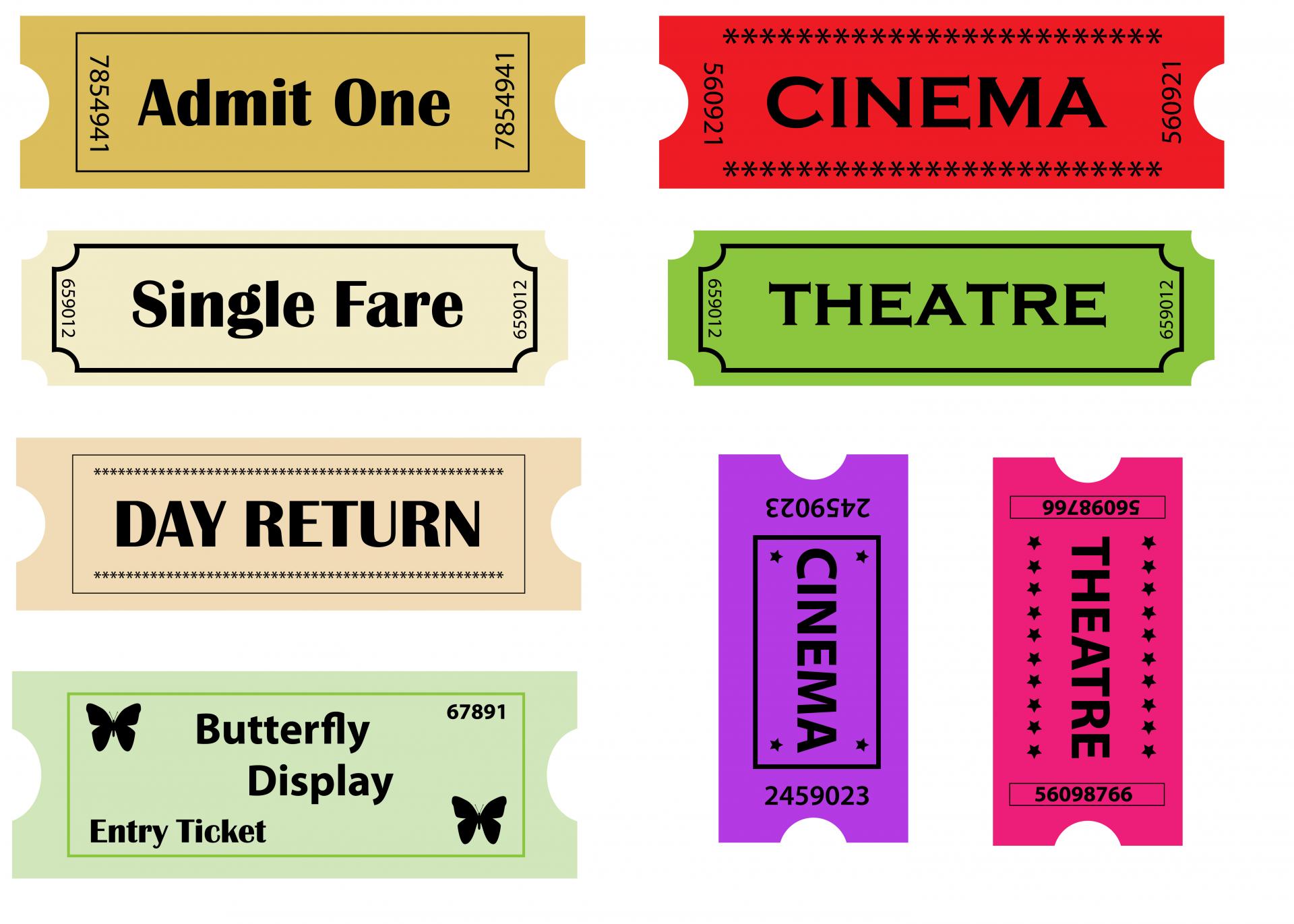 Entry Tickets Clipart Free Stock Photo Public Domain Pictures