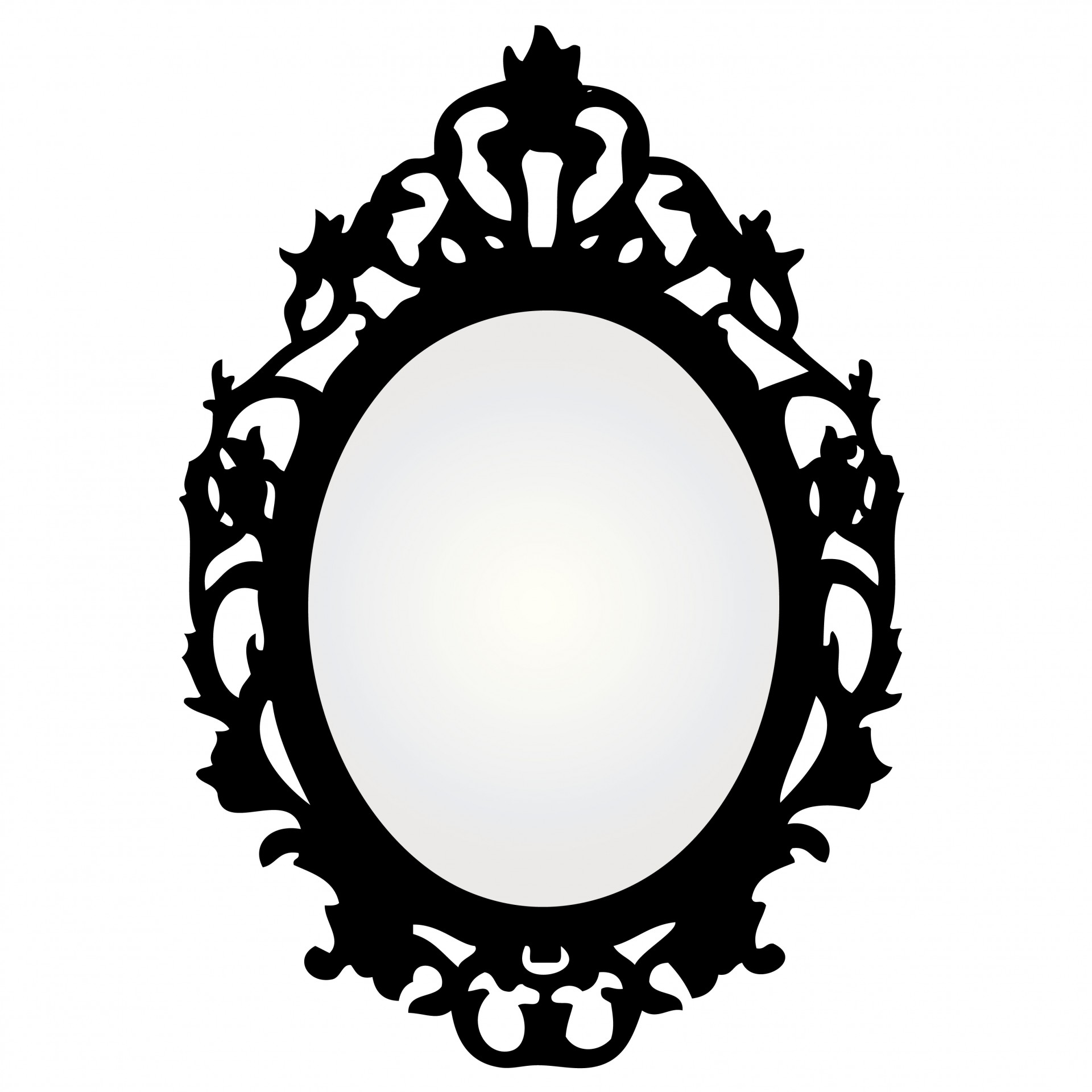 Mirror With Ornate Frame Free Stock Photo Public Domain Pictures