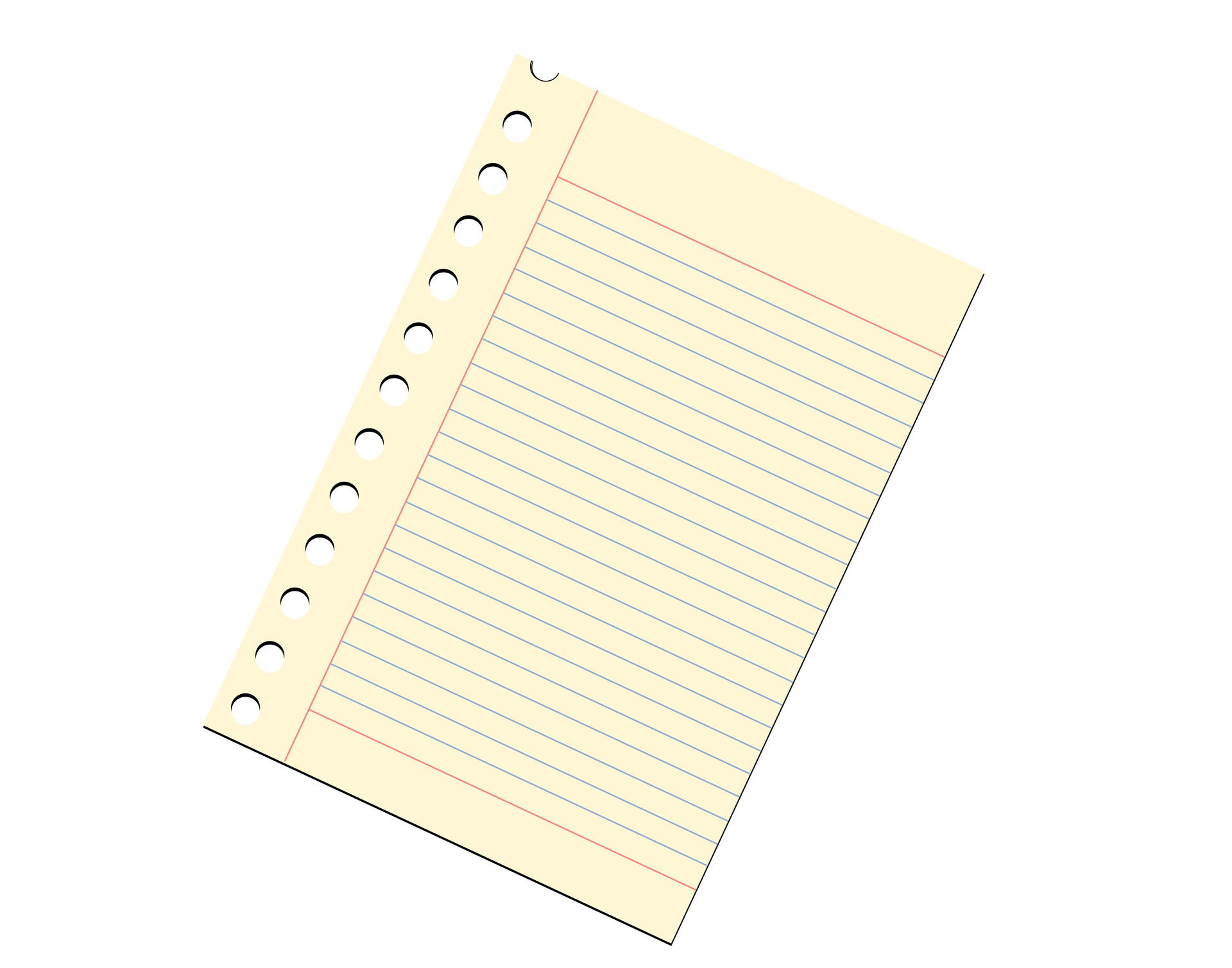 Ruled Note Paper Free Stock Photo - Public Domain Pictures
