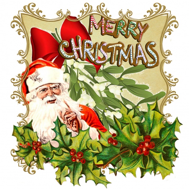 Santa Claus Christmas Card Free Stock Photo - Public Domain Pictures