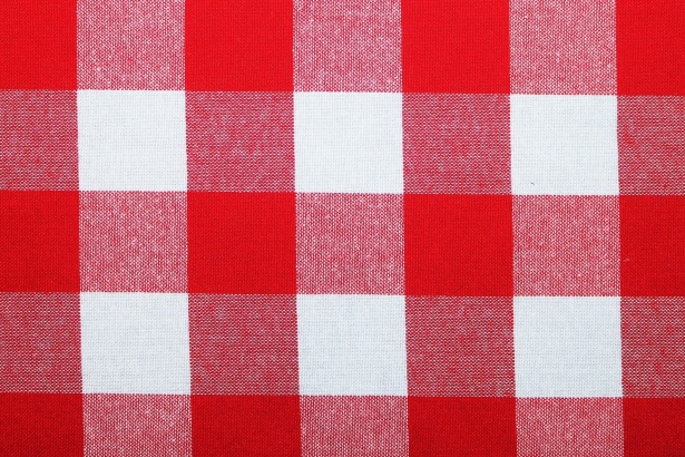 Fundo de padrão xadrez vermelho e branco