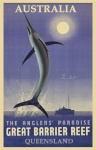 Ausztrália Vintage utazási poszter