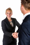 Business Partners Shaking Hands