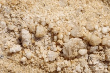 Aglomerados de cristais de sal no Mar Mo