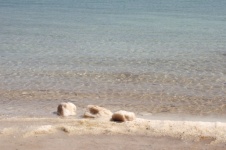 Clumps Of Salt Rocks At Dead Sea